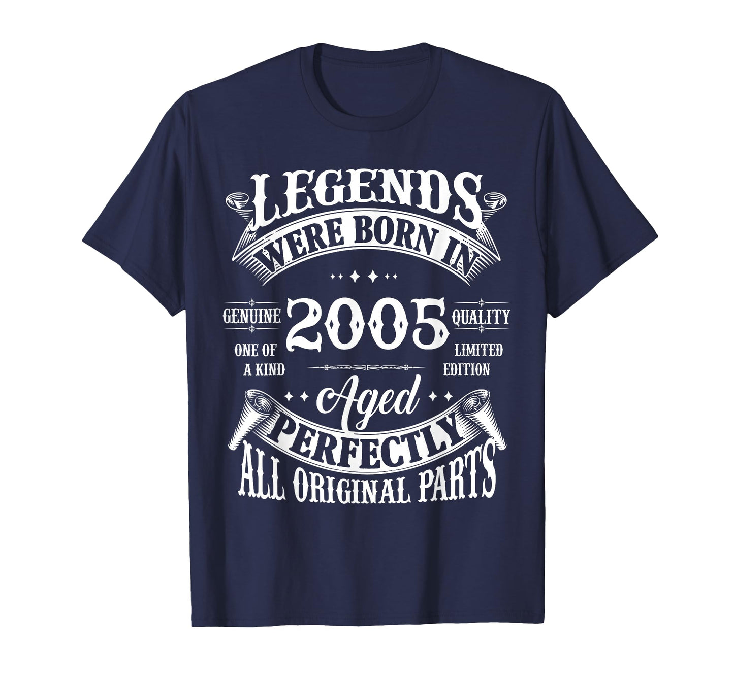 21st Birthday Gift Legend Born in 2005 21 for Years Old T-Shirt