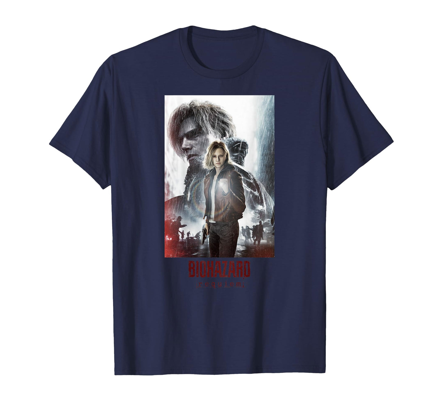 Resident Evil Requiem Leon ＆ Grace Art BP T-Shirt