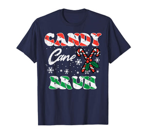 Christmas Candy Cane Bruh Xmas Meme Kids Toddlers Women Men T-Shirt