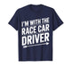I'm with Race Car Driver Costume Halloween Couple Racecar T-Shirt