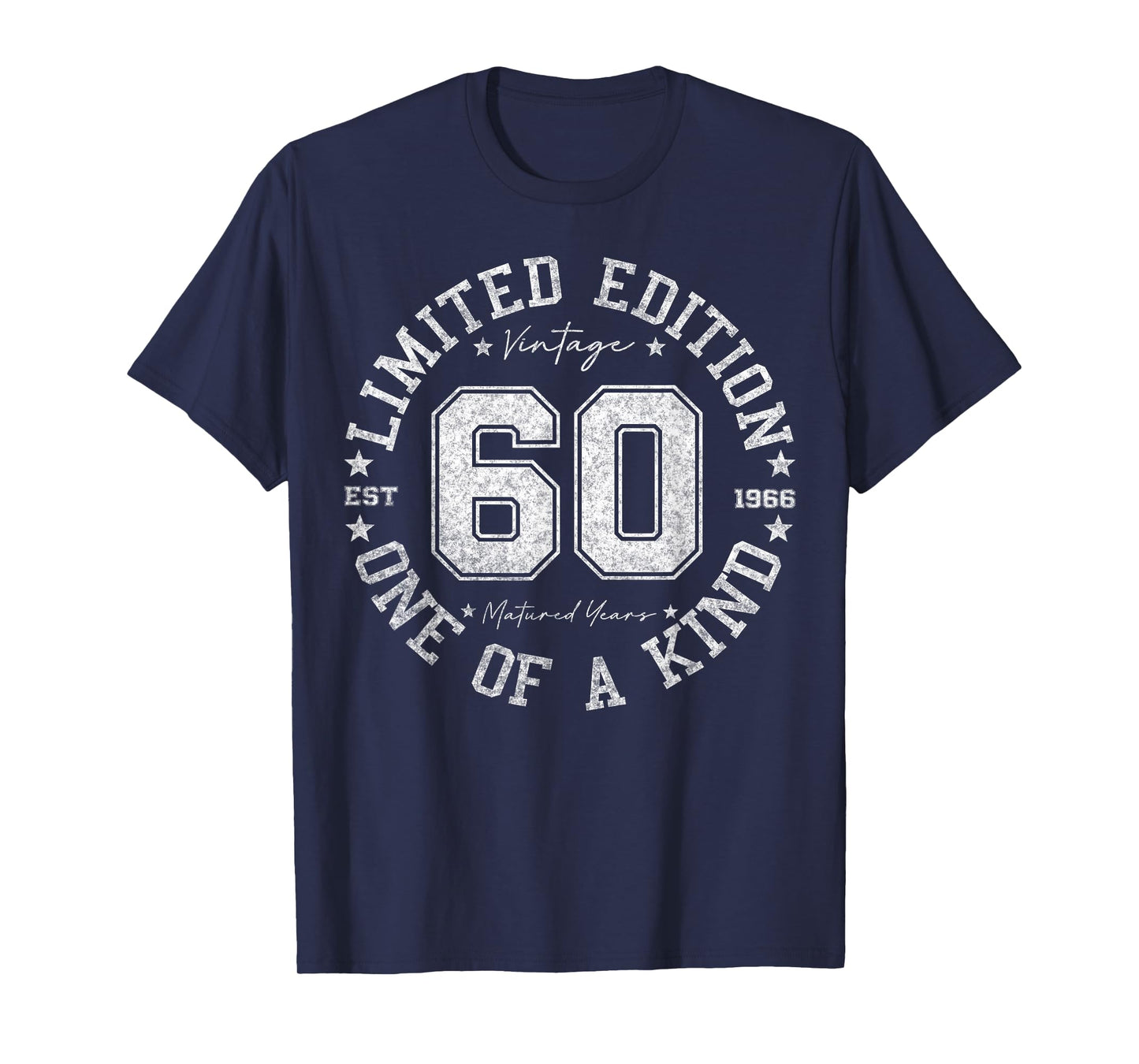60 Year Old Gifts Vintage 1966 Limited Edition 60th Birthday T-Shirt