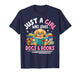 Just a Girl Who Loves Dogs & Books Funny Dog Reading T-Shirt