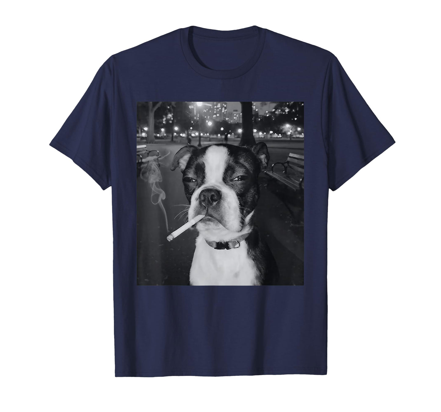 Funny Smoking Dog Meme Cigarette Gen Z Meme Dog Lover T-Shirt