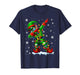 Funny Elf Dabbing Pajamas Christmas Xmas Men Boy Kid Toddler T-Shirt