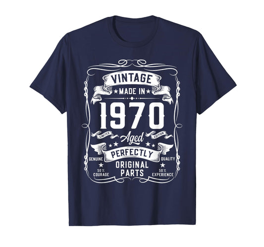 Vintage 1970 56yr 56th Birthday Gifts for Men 56 Years Old T-Shirt