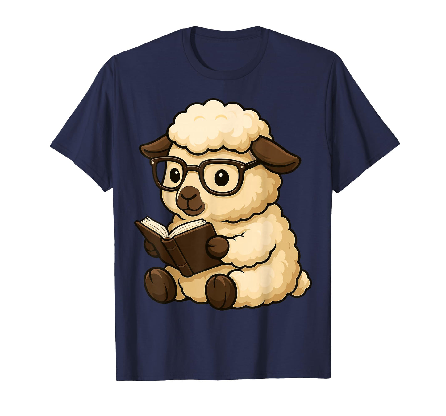 Sheep Reading Book Lover T-Shirt