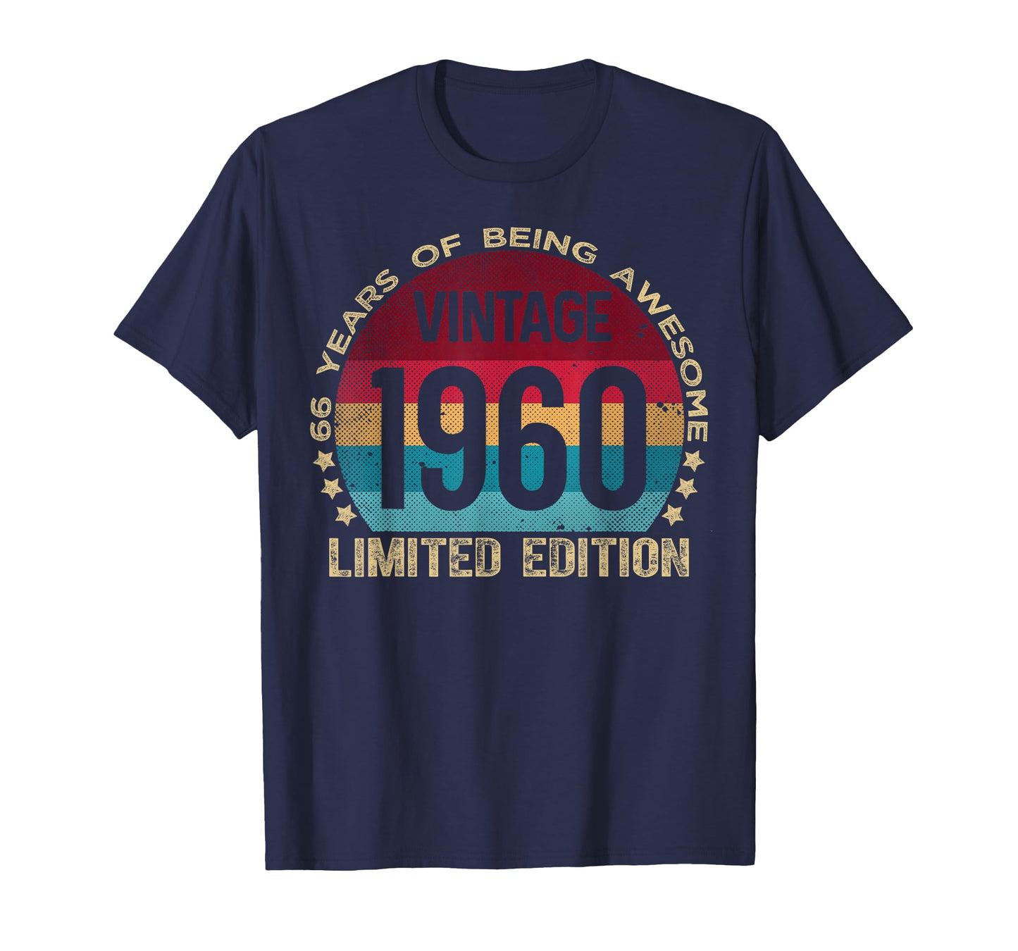 66 Year Old Gifts Vintage 1960 Limited Edition 66th Birthday T-Shirt