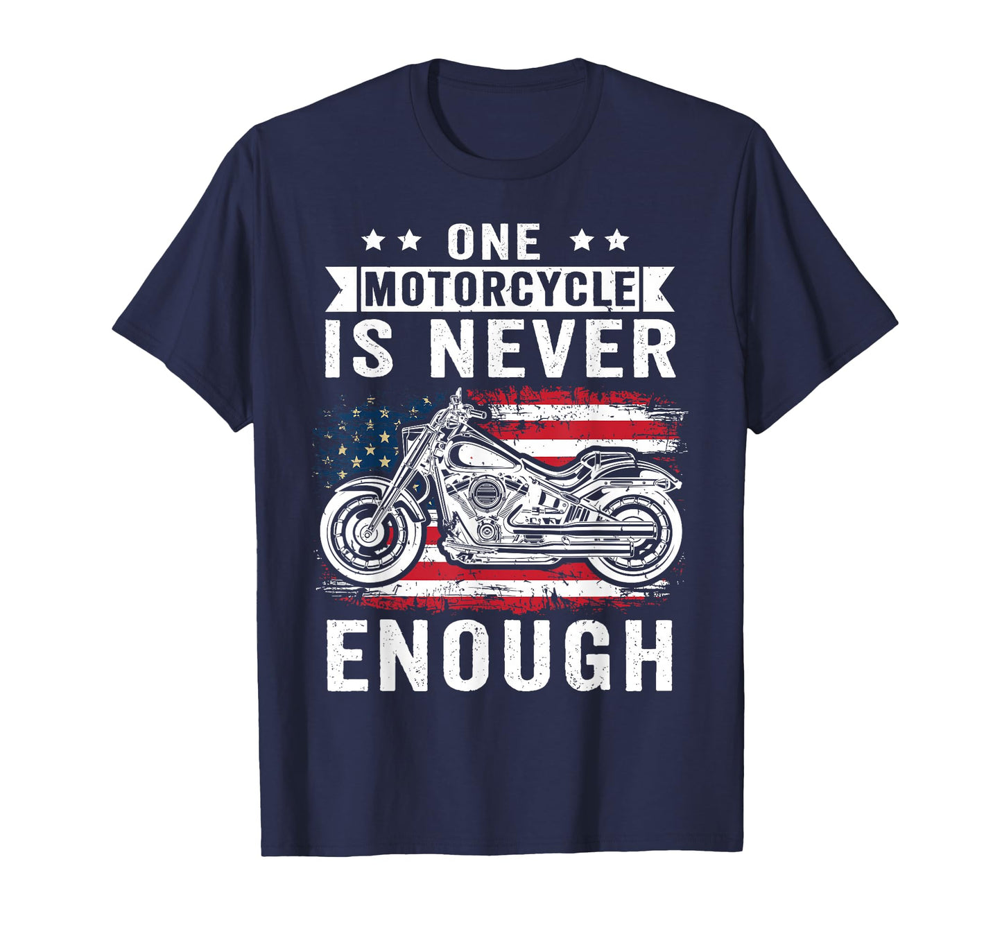 One Motorcycle is Never Enough Funny Grandpas Biker Rider T-Shirt