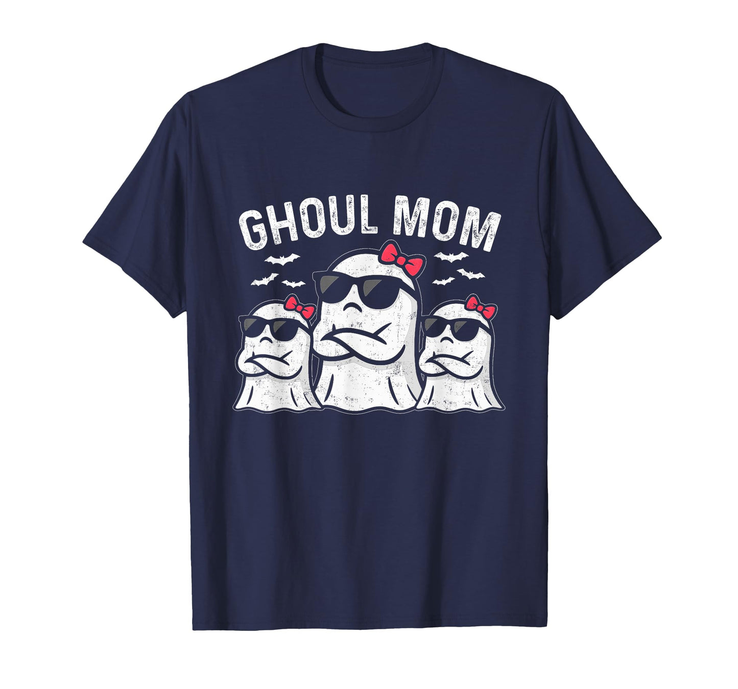 Retro Ghoul Mom Mother Ghost Mama Halloween Funny T-Shirt