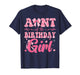 Aunt of The Birthday Girl Family Pink Coquette Bow T-Shirt