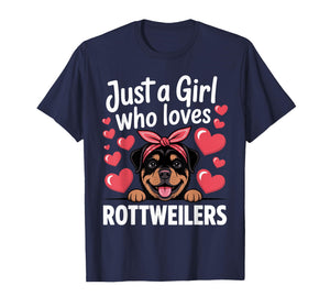 Rottweiler Art for Women Girls Kids Rottie Lover Rottweiler T-Shirt