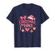 Christmas Vibes Women Candy Cane Holiday Girls T-Shirt