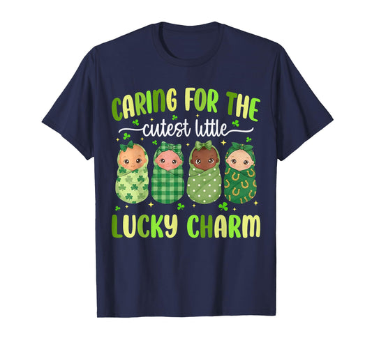 Caring for The Cutest Little Lucky Charm Saint Patrick's Day T-Shirt