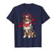 Australian Shepherd Valentines Day Dog Lover Heart T-Shirt
