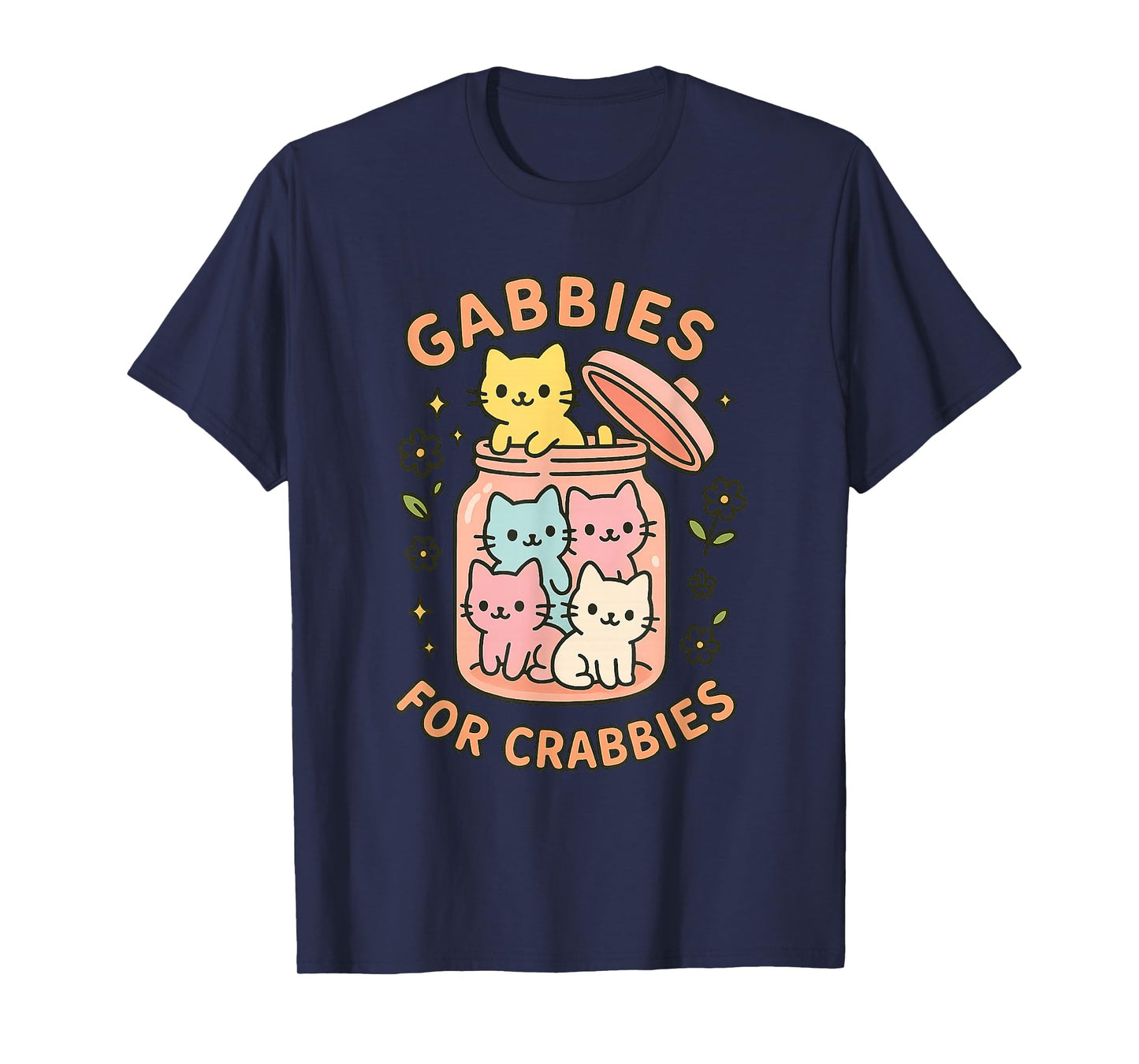 Gabbies for Crabbies Funny Cute Cat Veterinary Medicine T-Shirt