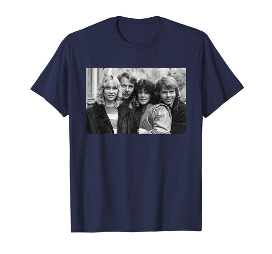 ABBA Swedish Pop Group Portrait Super Trouper 1980 T-Shirt