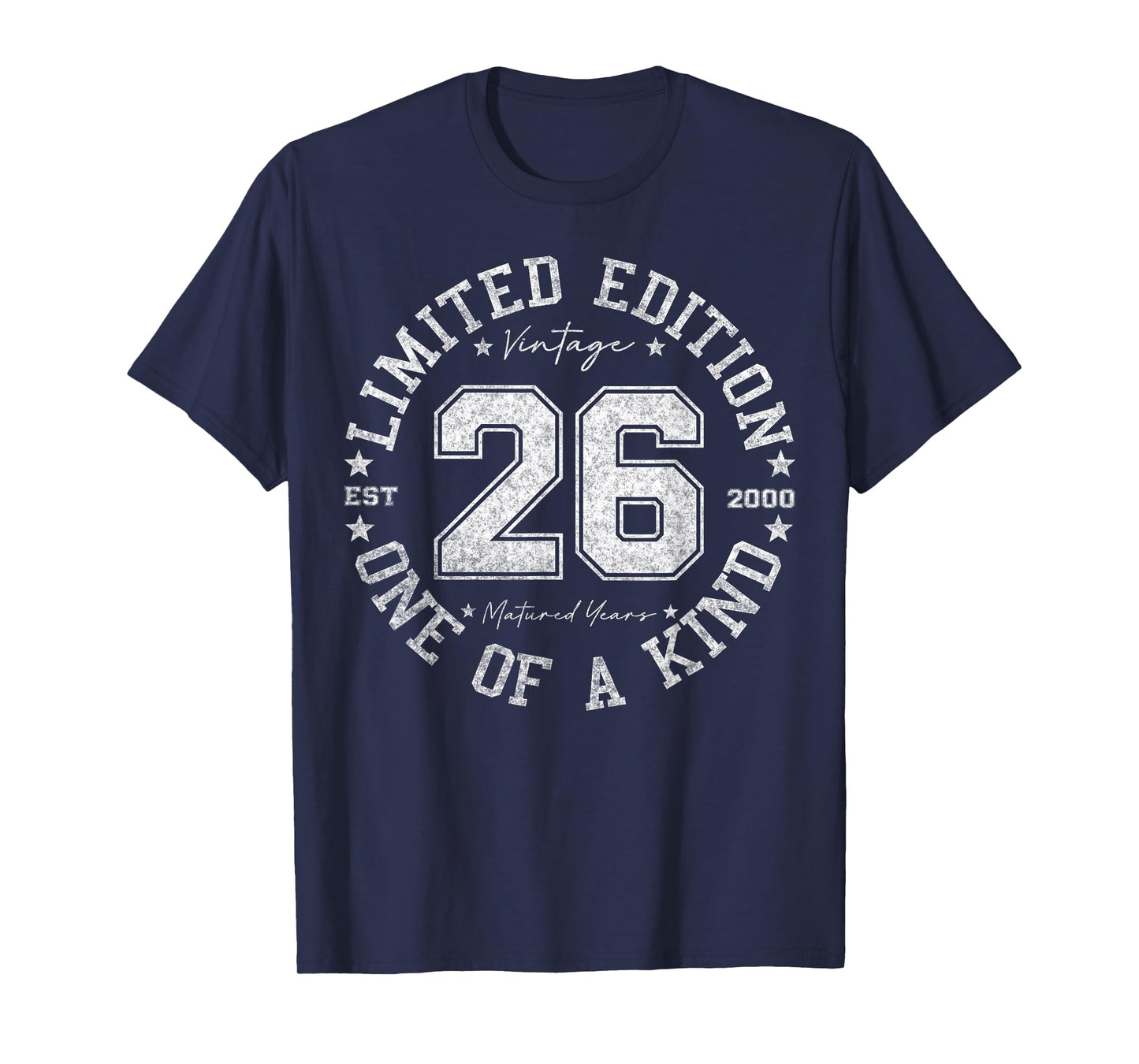 26 Year Old Gifts Vintage 2000 Limited Edition 26th Birthday T-Shirt