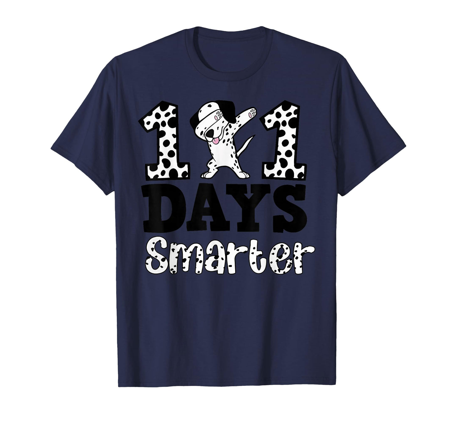 100 Days of School Dalmatian Dog Boy Kid 100th Day of School T-Shirt
