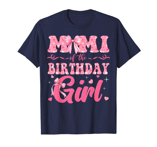 Mimi of The Birthday Girl Family Pink Coquette Bow T-Shirt