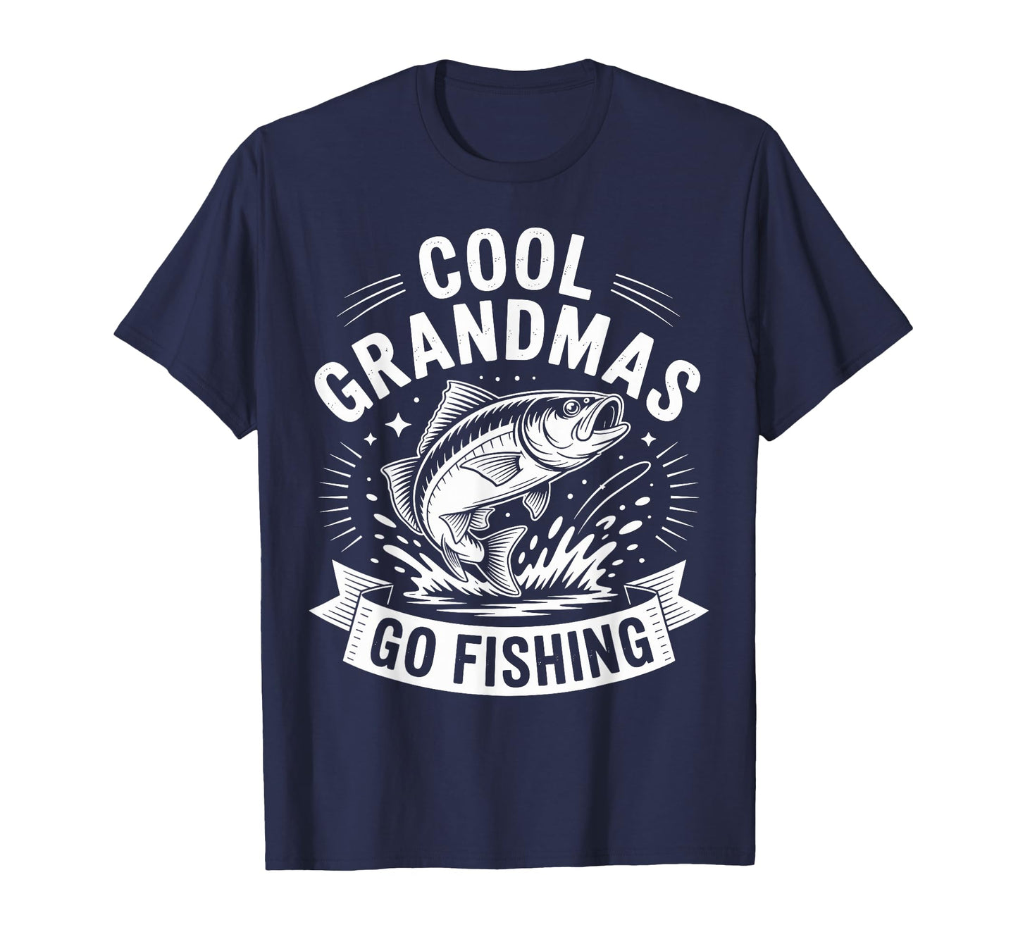 Cool Grandmas Go Fishing T-Shirt