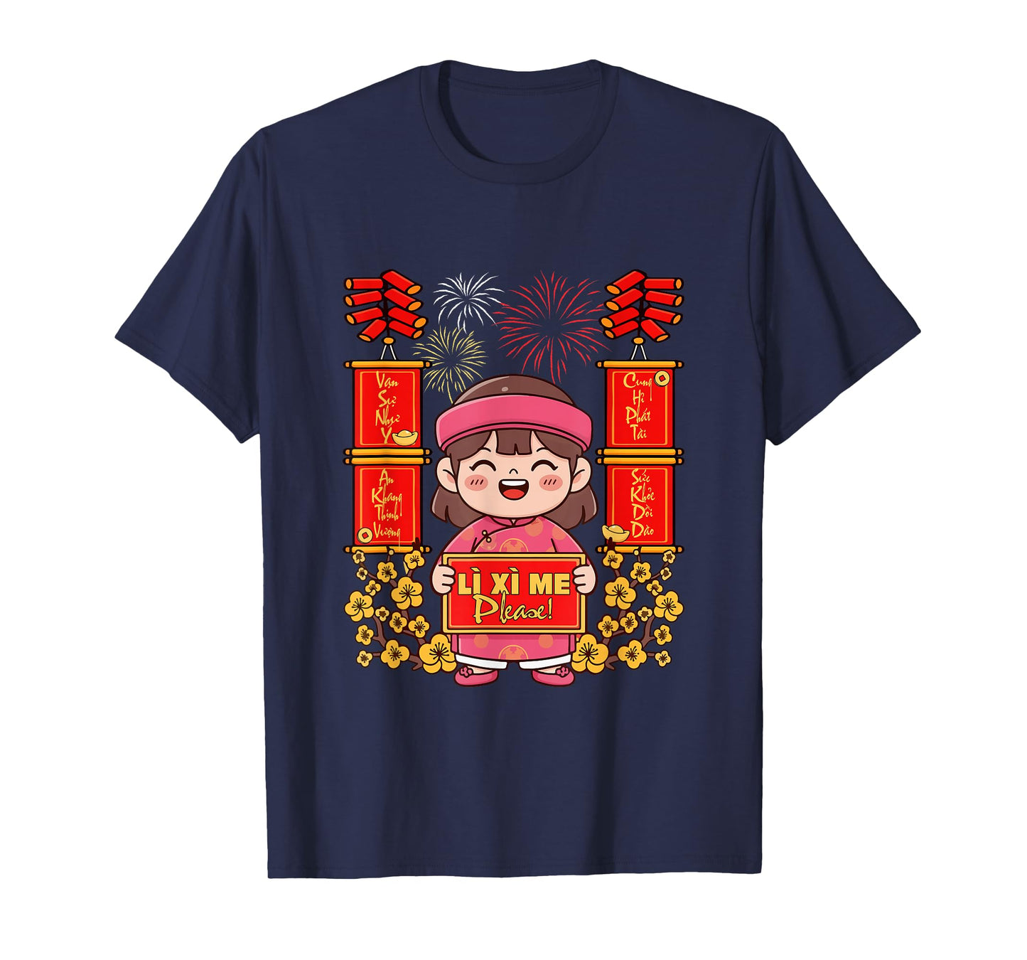 Li Xi Me NHU Y an Khang Vietnamese Lunar New Year Kid Boy T-Shirt