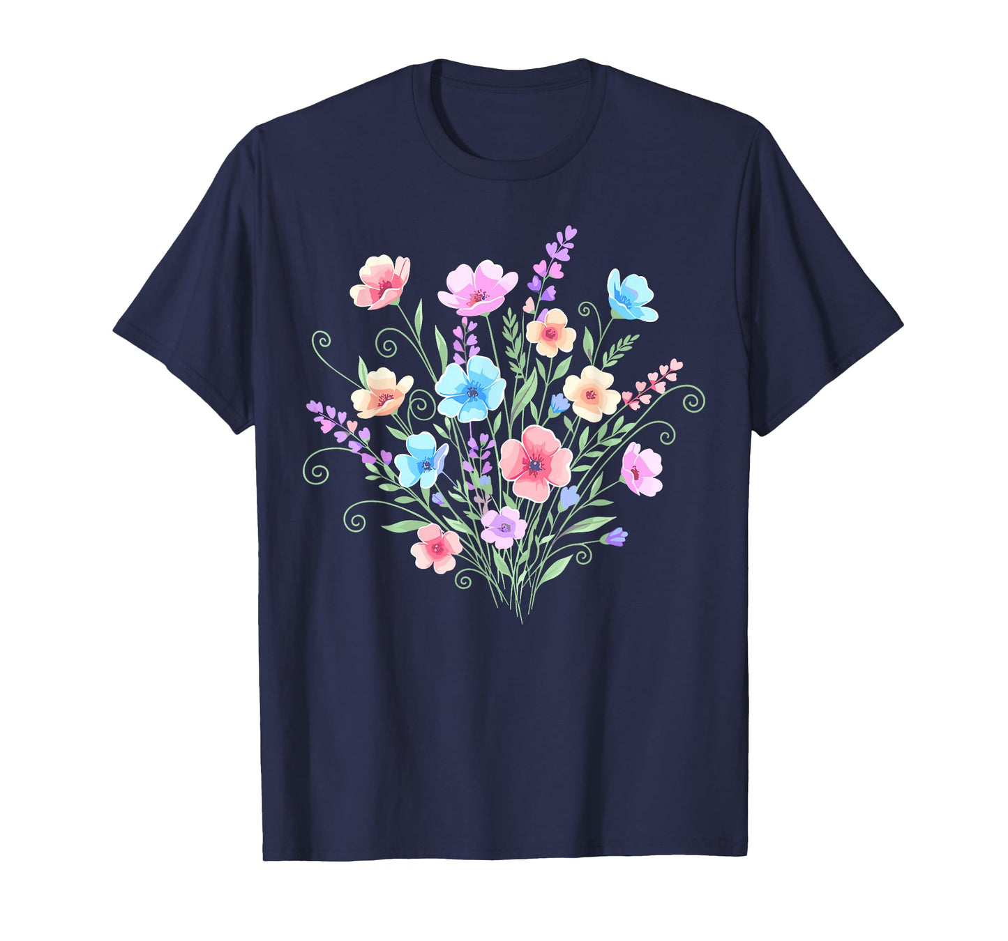 Flowers Wildflower Cute Floral Gardening T-Shirt