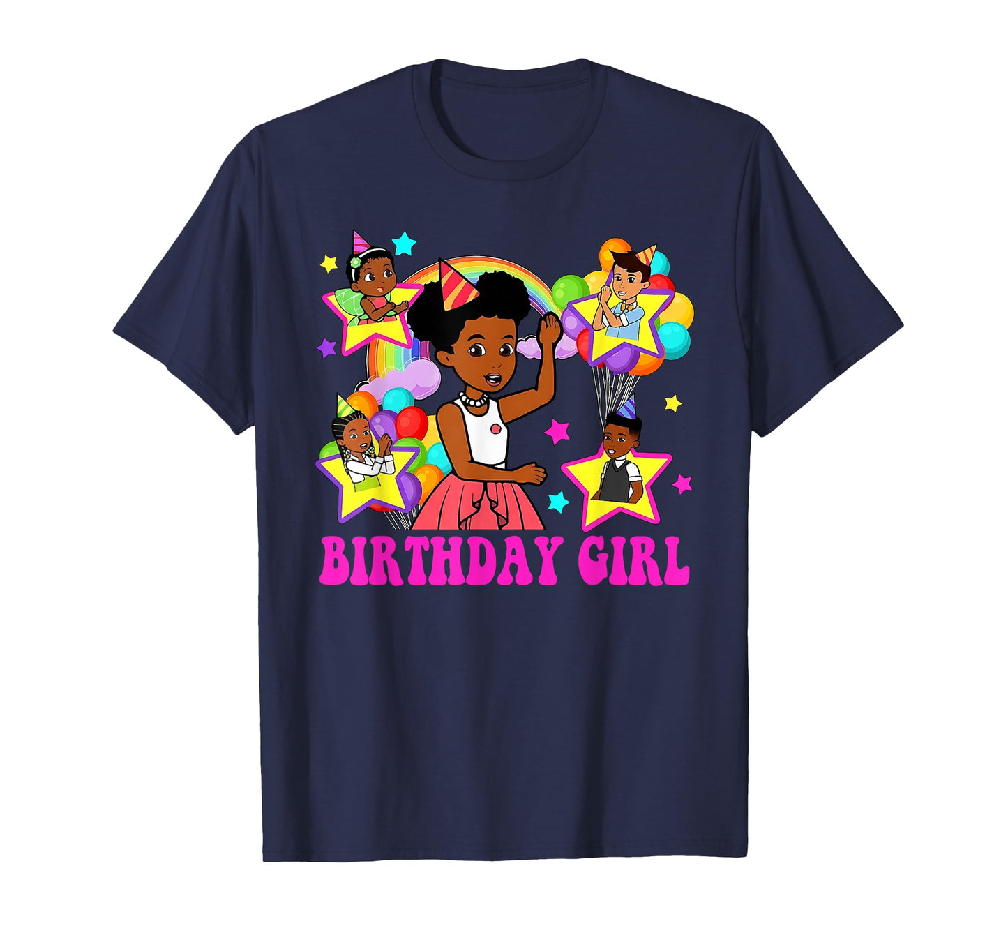 It's My Birthday Girl Gracie Pink Doll Family Decorations T-Shirt