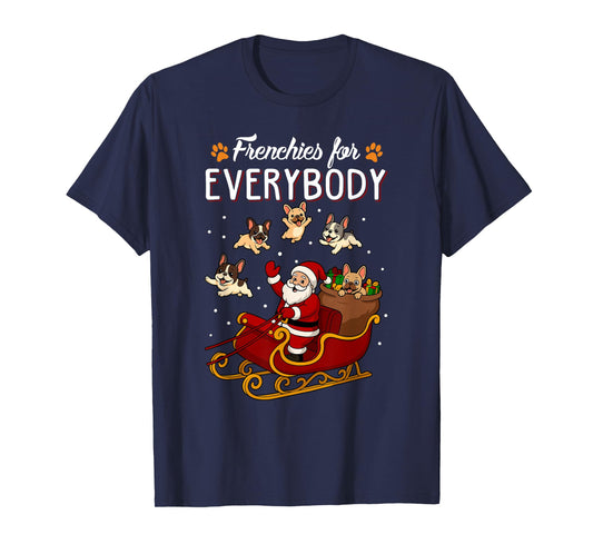 French Bulldog Frenchie Dog Mom Men Women Kids Dog Christmas T-Shirt
