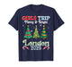Girls Trip Merry Bright Christmas in London Vacation 2025 T-Shirt
