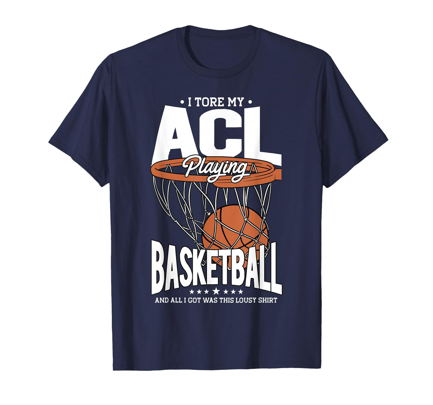 ACL Surgery Recovery, Knee Surgery Support Basketball Player T-Shirt