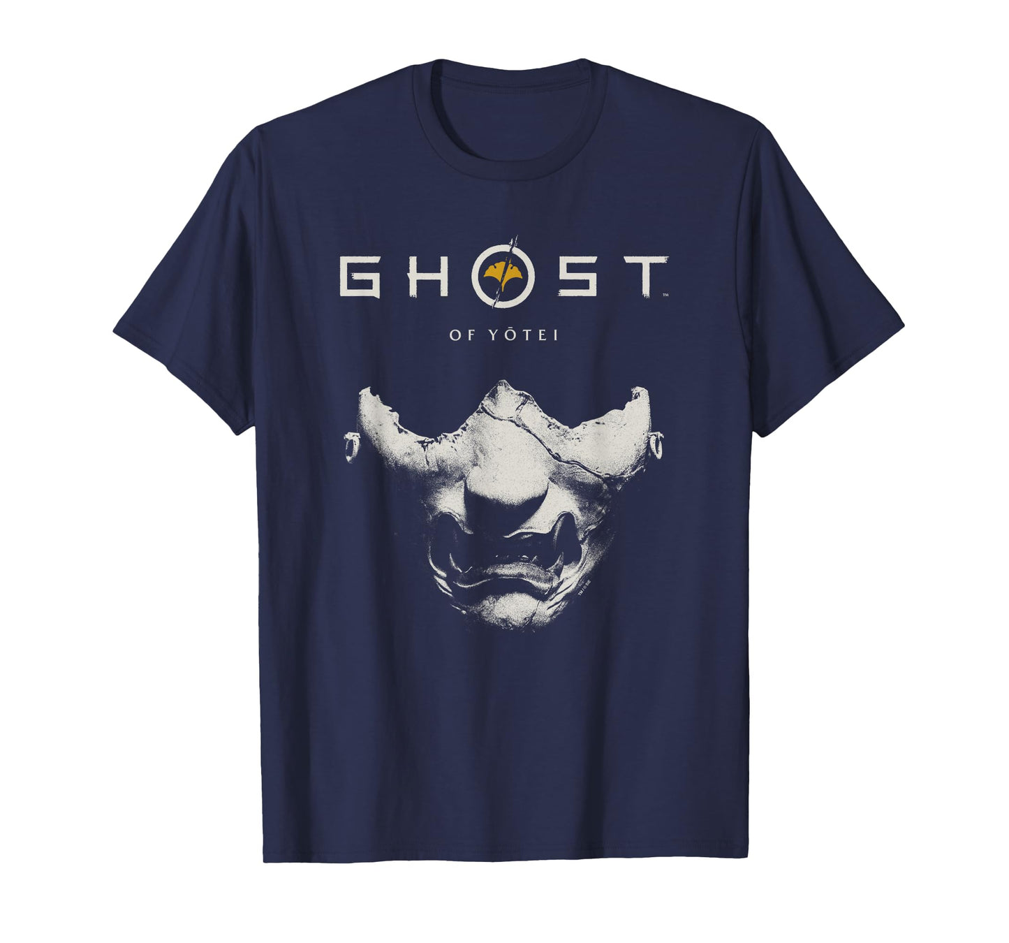 Ghost of Yotei Samurai Mask with Logo Video Game T-Shirt