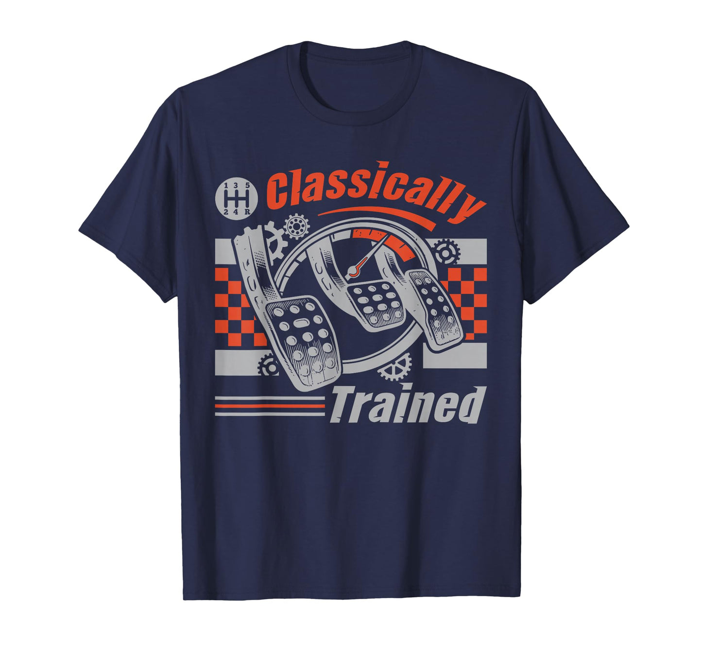 Classically Trained Manual Transmission Stick Shift Car Guy T-Shirt