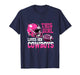 This Girl Loves Her Cowboys Football Leopard Pink Helmet T-Shirt