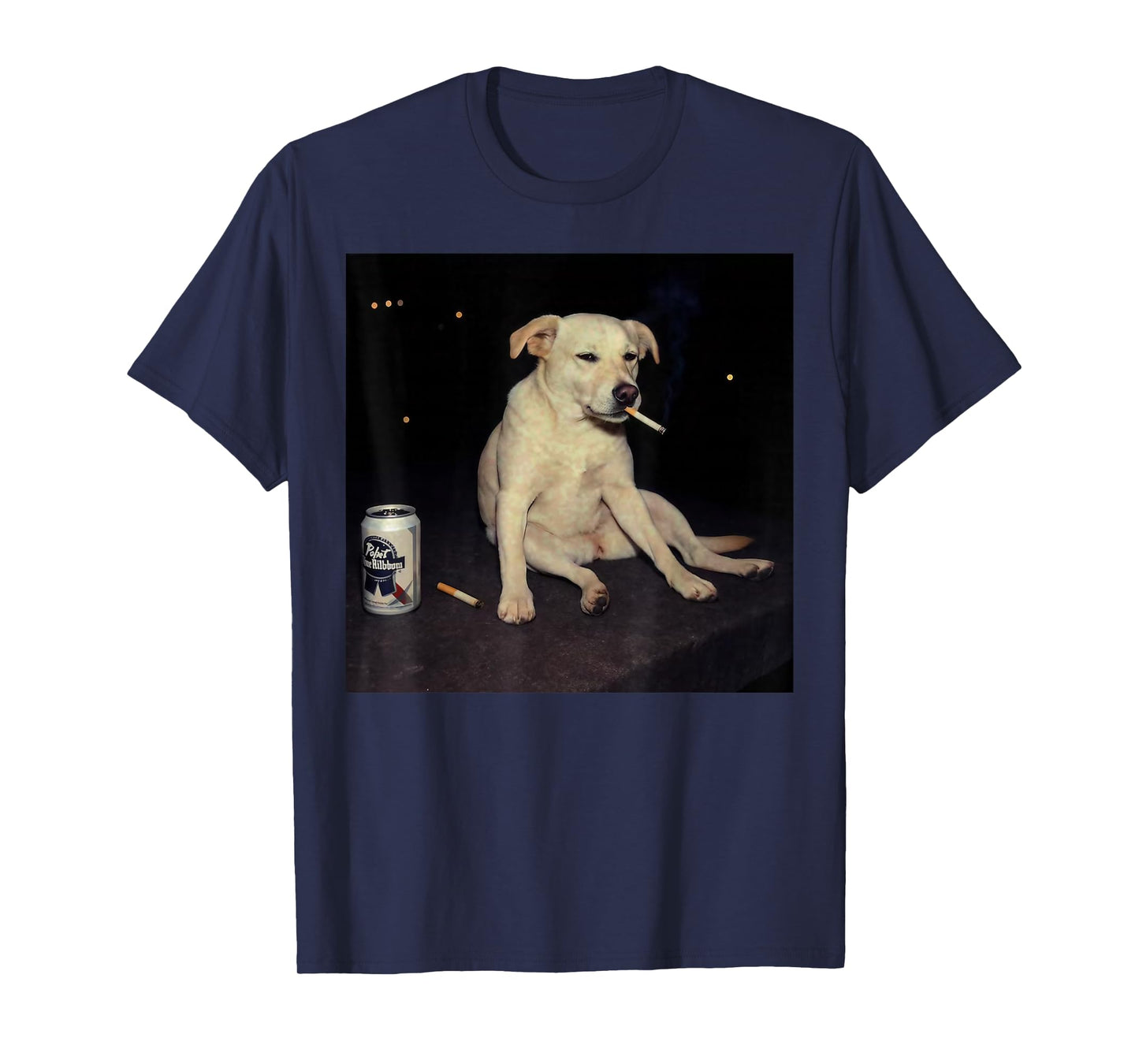 Funny Smoking Dog Meme Cigarette Gen Z Meme Dog Lover T-Shirt