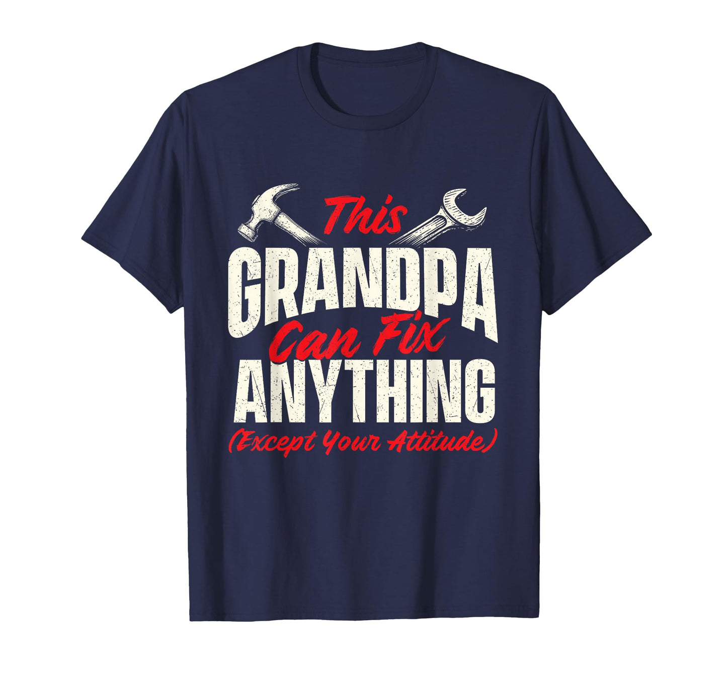 This Grandpa Can Fix Anything - Grandfather Papa T-Shirt