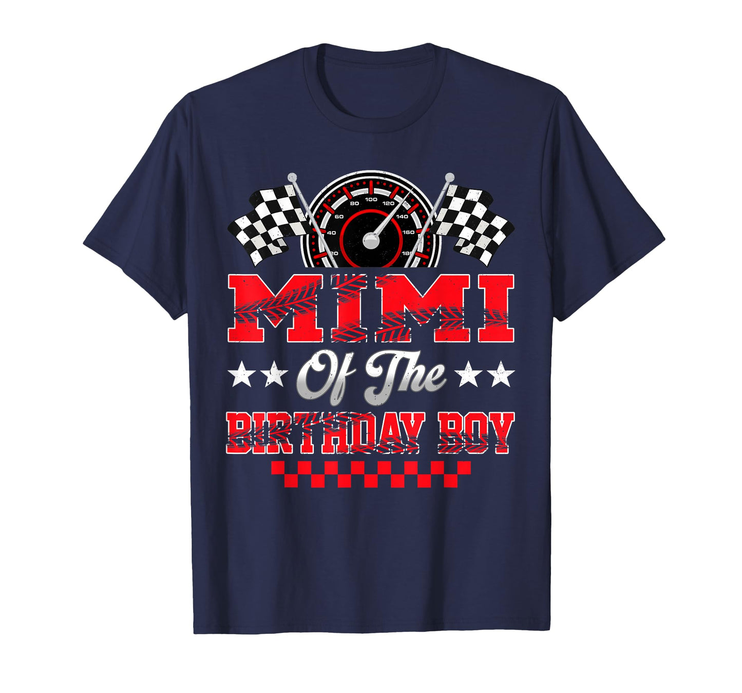 Race Car Birthday Party Mimi of The Birthday Boy T-Shirt