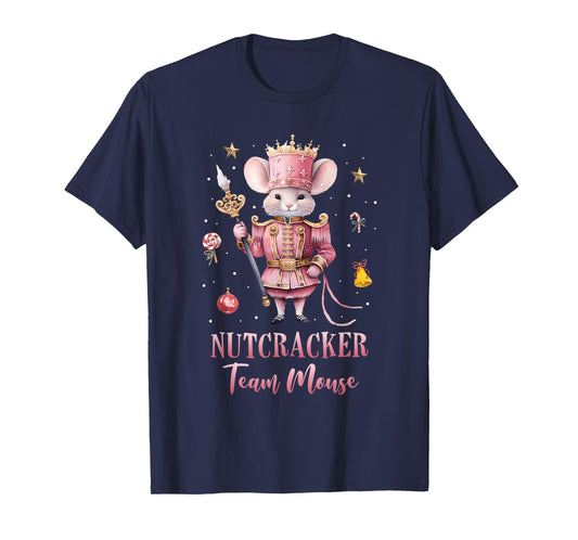 Team Mouse Nutcracker Shirt Christmas Dance Funny Soldier T-Shirt