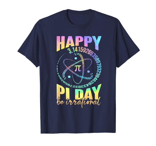 Happy Pi Day Pie Funny Math Coach Teacher Pi Day Lover Nerdy T-Shirt