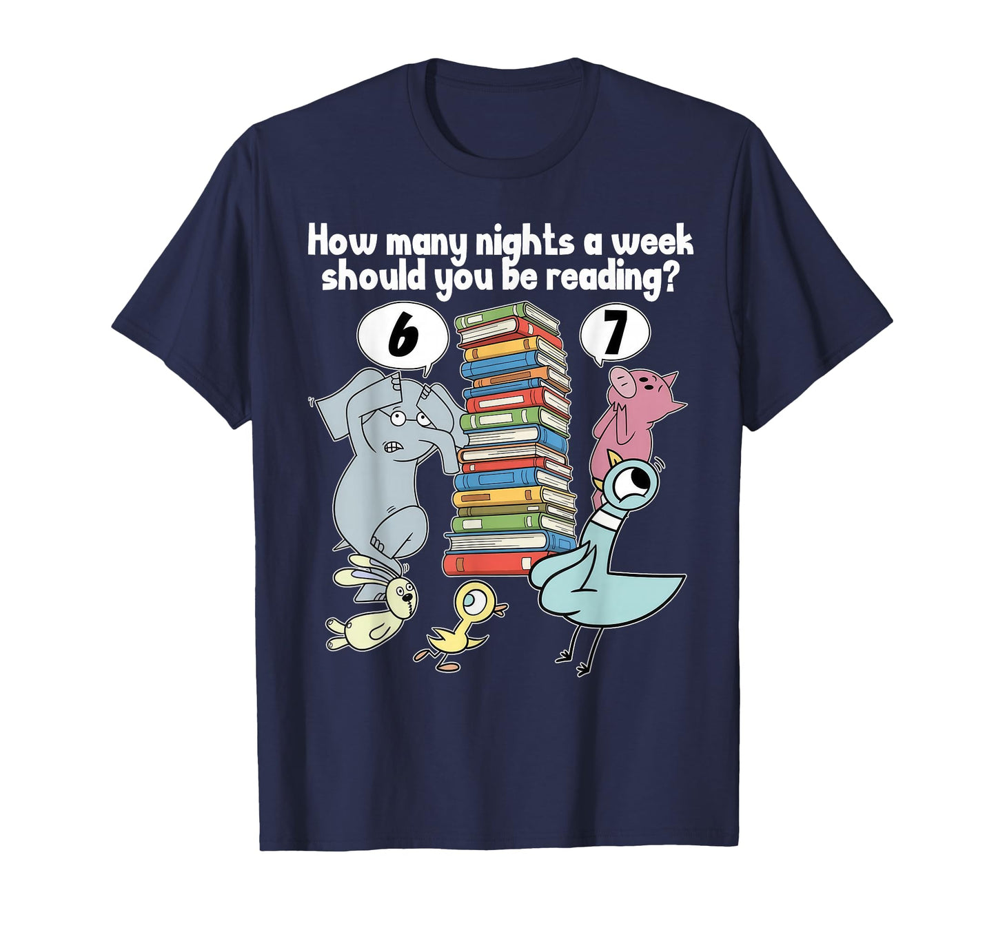 How Many Nights A Week Should You Be Reading 6–7 Meme T-Shirt