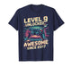 9 Year Old Boy Level 9 Gamer 2017 9th Birthday Party Gift T-Shirt