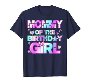 Mommy The Birthday Girl Kpop Family Birthday Party Girls T-Shirt