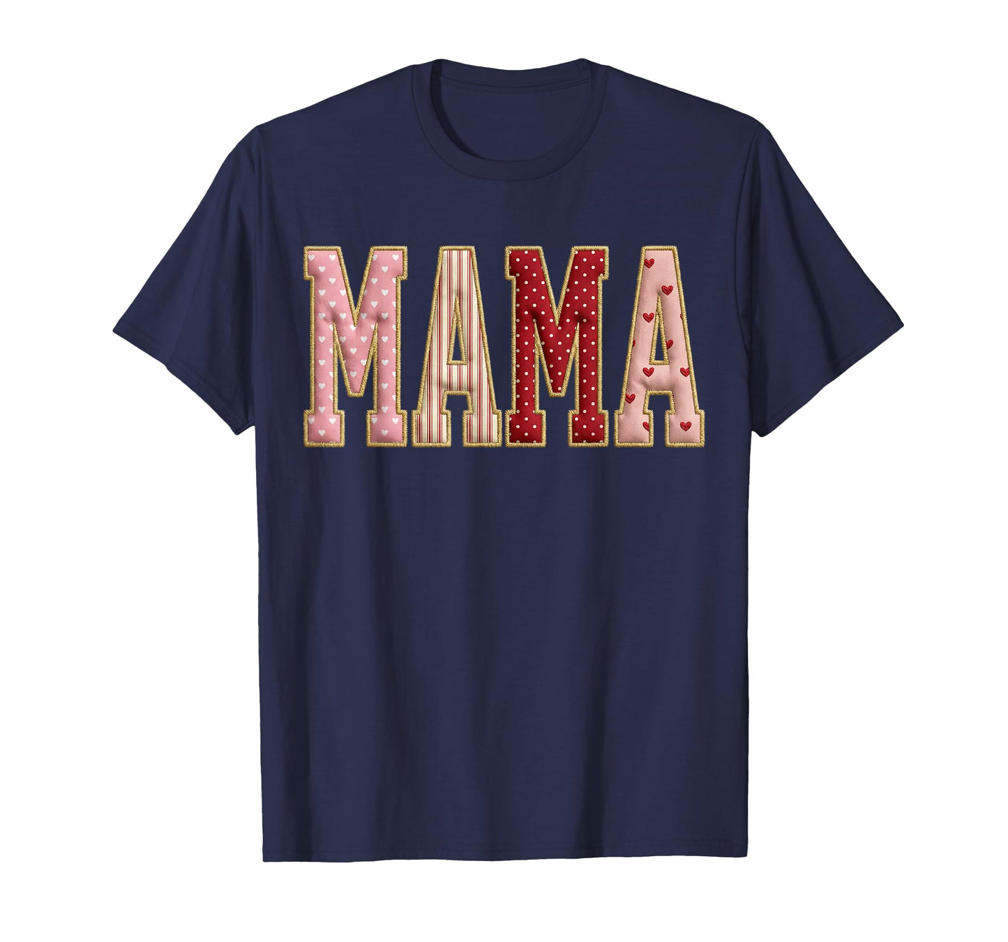 Gifts Love Mother Hearts Mama Valentine Mom Valentines T-Shirt