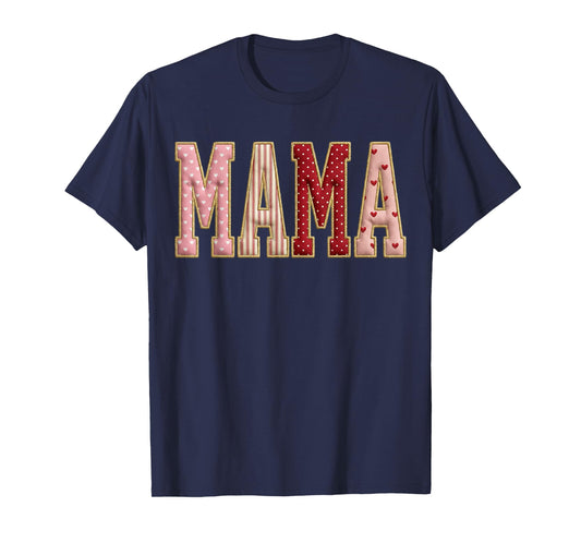 Gifts Love Mother Hearts Mama Valentine Mom Valentines T-Shirt