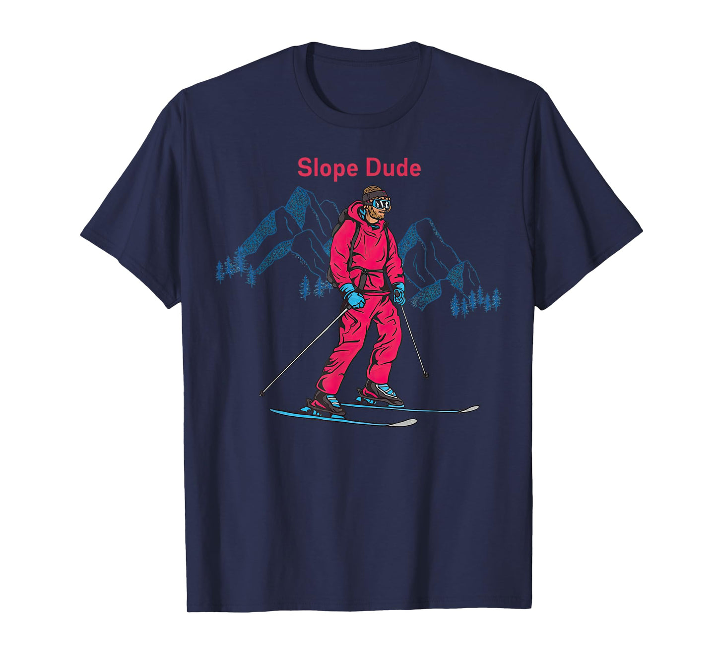 Funny Slope Dude Algebra Geometry Middle School Math Teacher T-Shirt