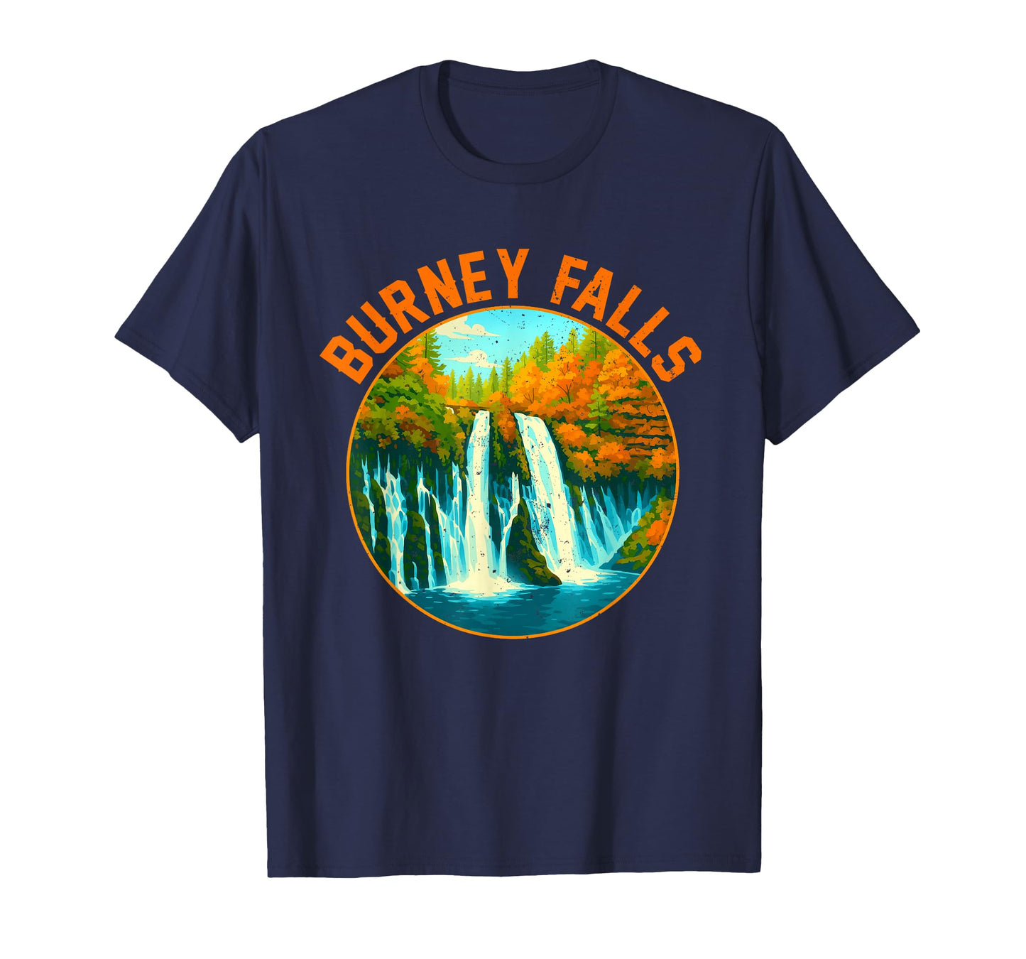Burney Falls California Camping Hiking Nature Outdoor T-Shirt