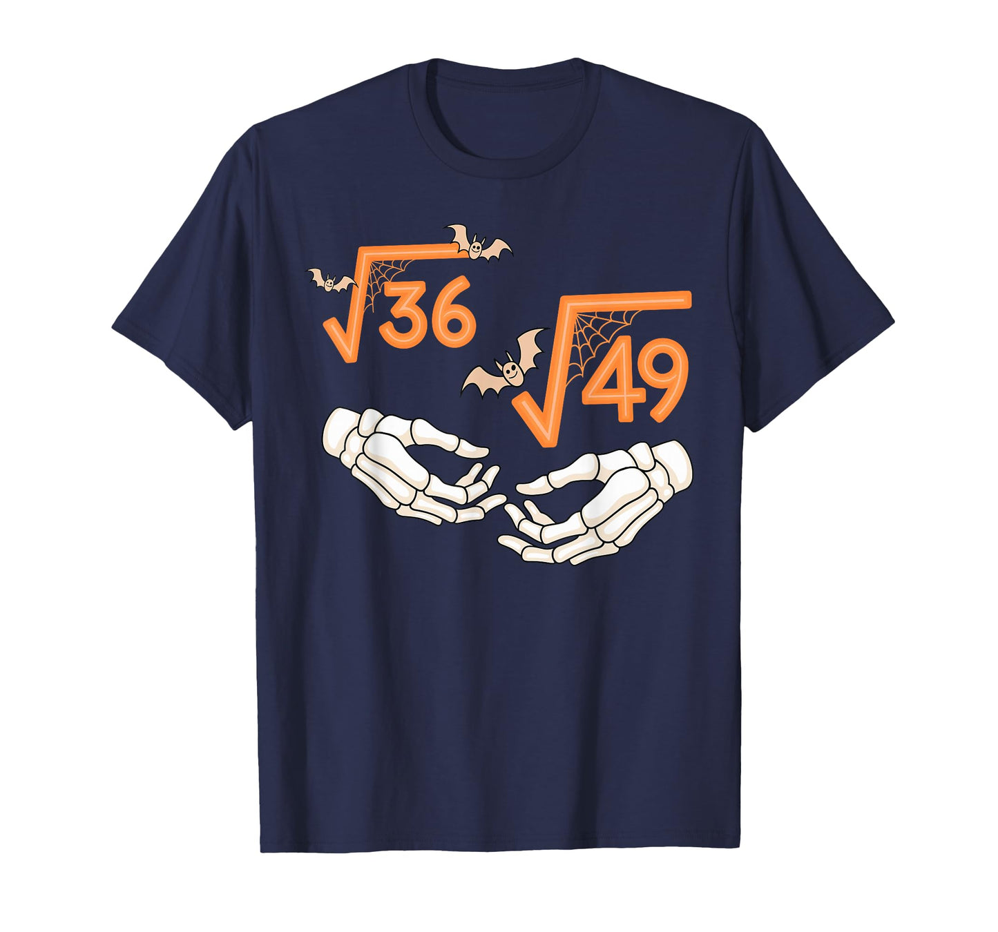 6 7 Halloween Math Square Root 67 Meme Gen Alpha Six Seven T-Shirt