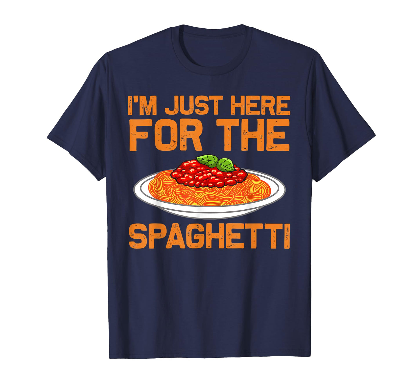 Spaghetti Design for Men Women Kids Italian Food Pasta Lover T-Shirt