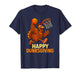 Funny Thanksgiving Happy Dunksgiving Basketball Turkey T-Shirt