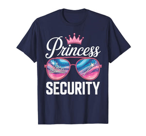 Princess Security Birthday Party Matching Family Men Boys T-Shirt