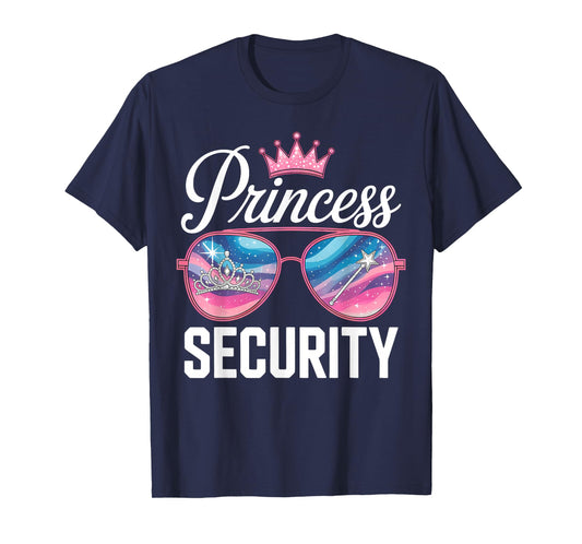Princess Security Birthday Party Matching Family Men Boys T-Shirt